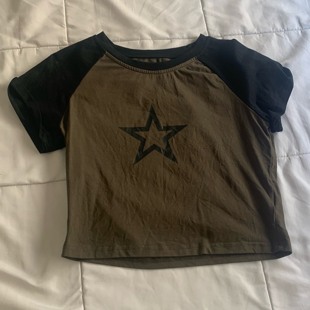 Star Streetwear Grunge Crop-Top